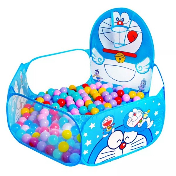 Lều Bóng Tự Bung Doremon, Hello Kitty + Tặng Kèm 100 Bóng