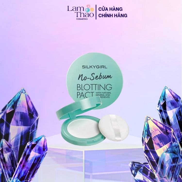 Phấn Phủ Dạng Nén Kiềm Dầu Silkygirl No-Sebum Blotting Pact