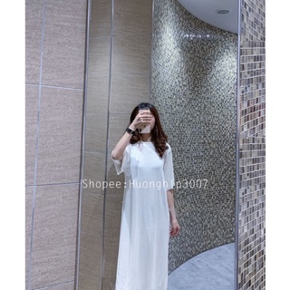 Váy Suông Dập Ly Style Hàn Quốc