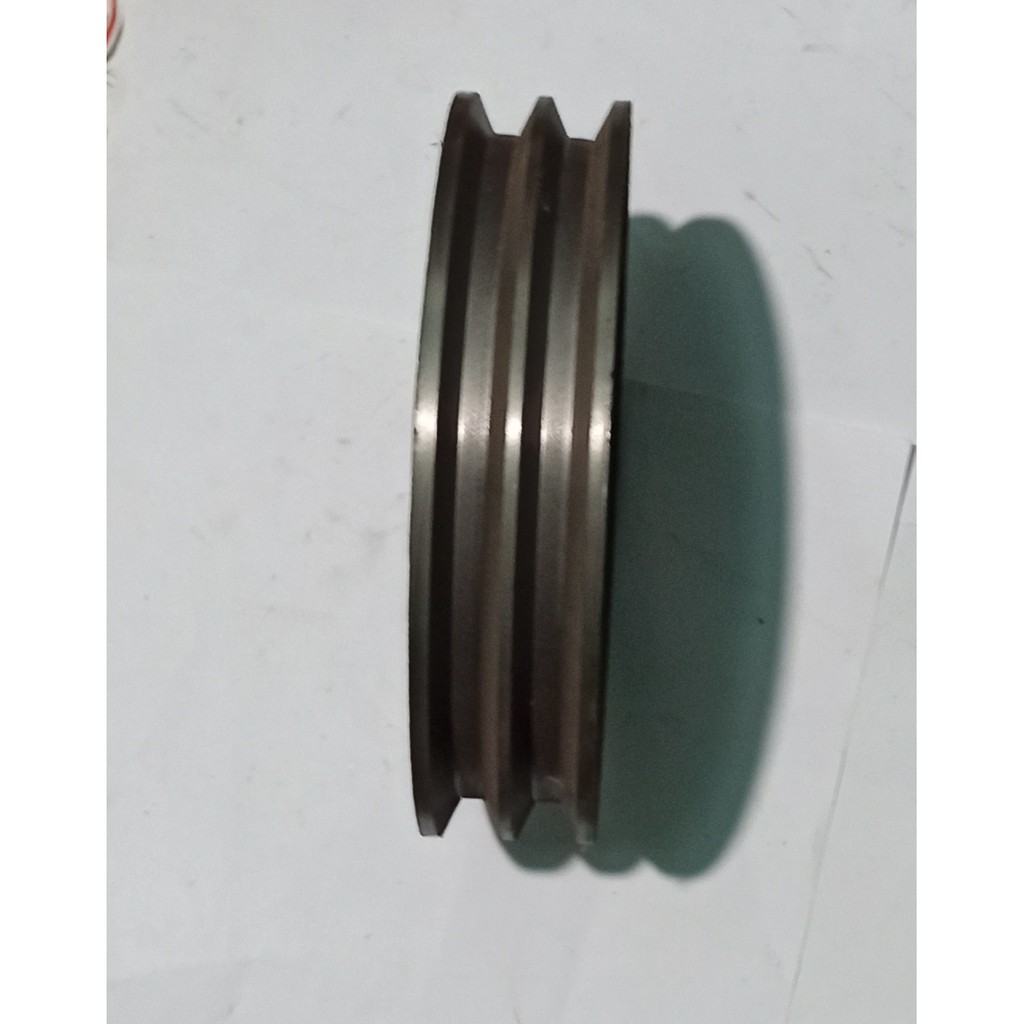 BULY GAN 18CM   2 RẢNH BẢN B Lổ Cốt 19mm, 20mm, 24mm 25mm, 28mm, 30mm  PULY KÉO TẢI