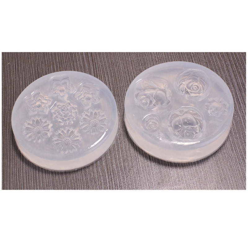Sa 1 / 2 Khuôn Silicone Tự Làm Mặt Trang Sức Tiện Lợi