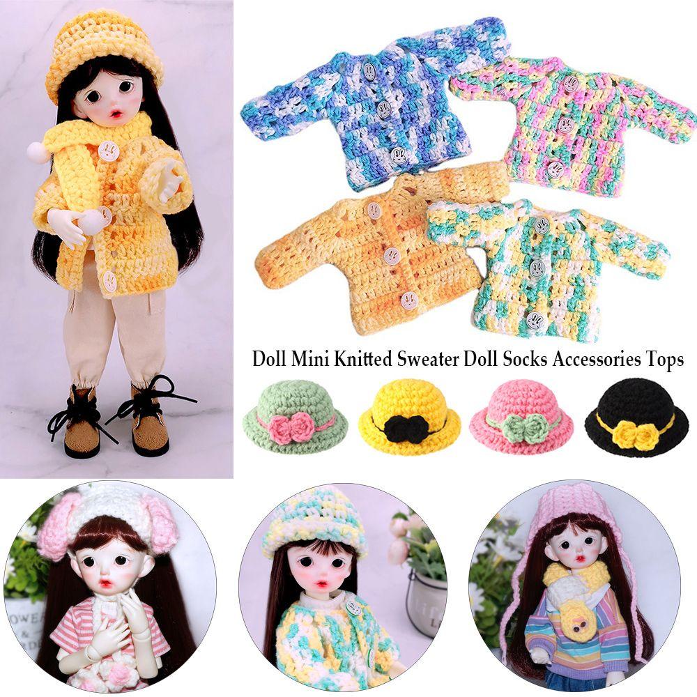 Mũ Len Đan Thủ Công Mini Cho Búp Bê BJD 1 / 61 / 8