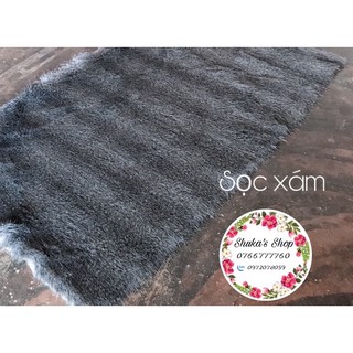 Thảm lông trải bàn trang điểm