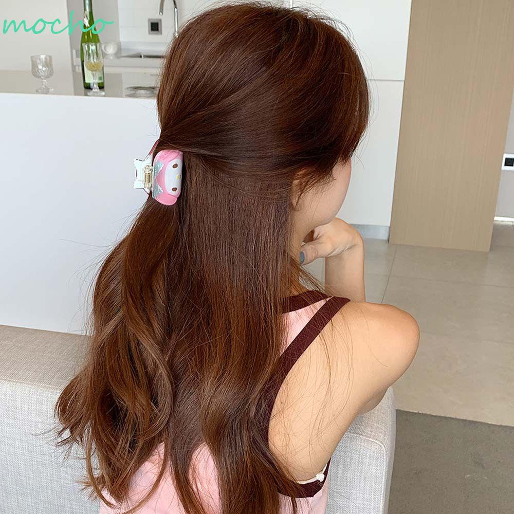 Kẹp Tóc Càng Cua Bằng Acrylic Họa Tiết Hoạt Hình Phong Cách Hàn Quốc Dễ Thương Cho Nữ