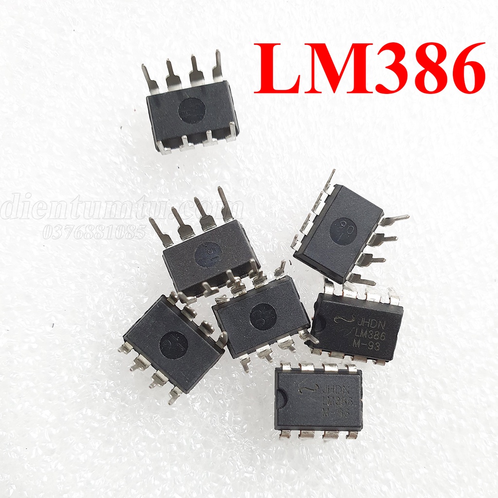 IC khuếch đại âm thanh nhiều dòng : LM386, TDA2003, TDA2030, TDA2040, TDA2050, TDA2822