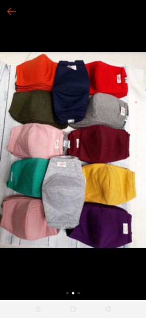 COMBO 10 Khẩu trang vải kT một màu hàng đep