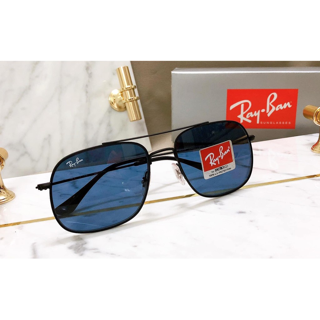 Kính mát nam chính hãng Rayban Andrea dáng vuông size 56-17-140 dễ đeo