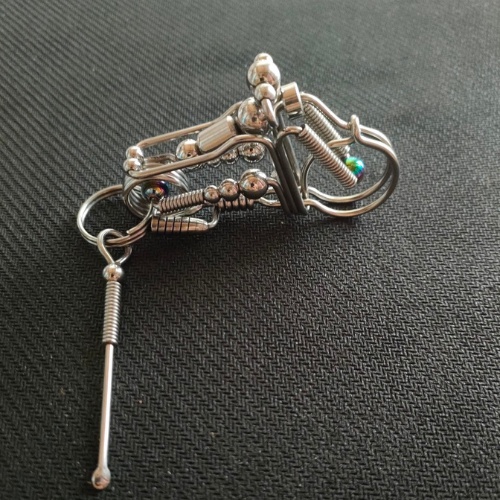 Móc khóa xe máy hình mô tô chất liệu inox 304 sáng đẹp lạ