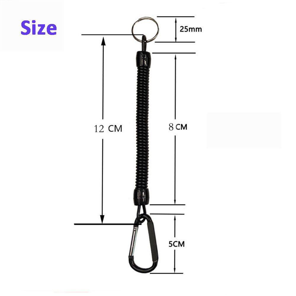 Móc Khóa Dây Lò Xo Co Giãn Chống Thất Lạc Tiện Dụng