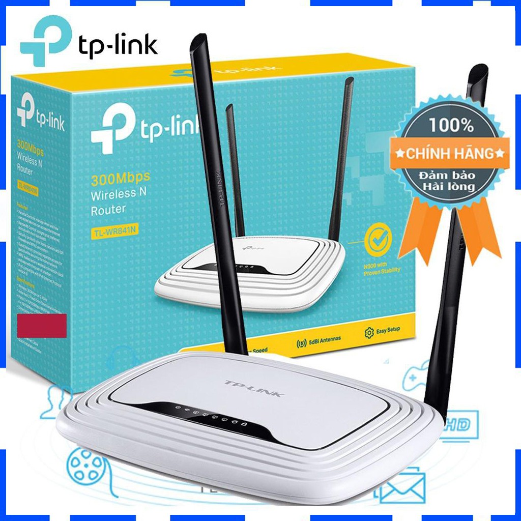 Bộ phát wifi TPLink 841N Hàng chĩnh hãng Bảo hành 5 năm Cam kết lỗi 1 đổi 1