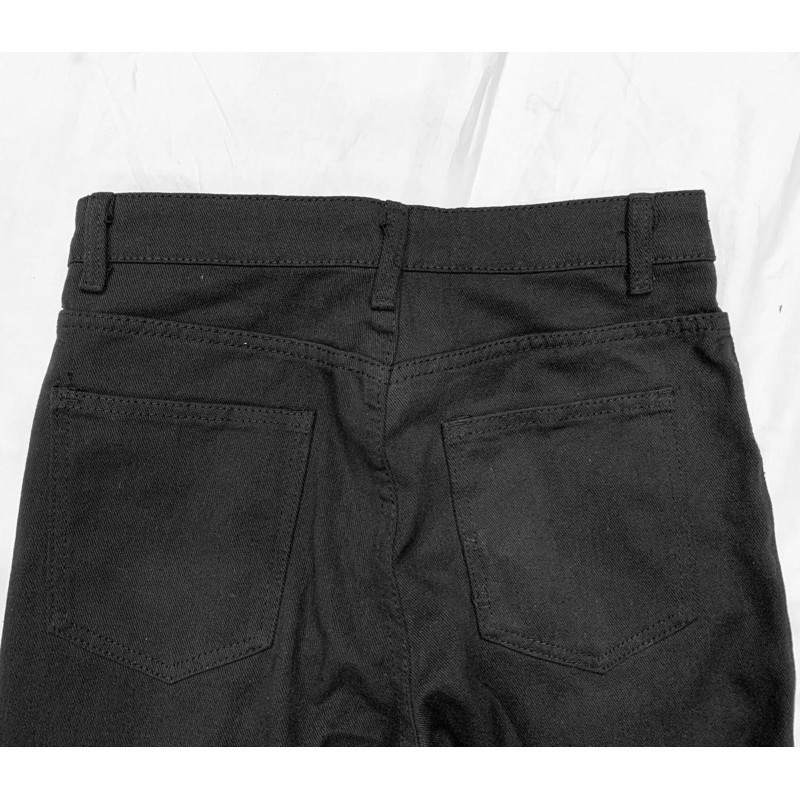 [Tiền Nào Của Đấy]Quần Jean Baggy Cut Gấu Đen Trơn Nam Ống Rộng  Hàn Quốc Hot Trend 2020-B01 | BigBuy360 - bigbuy360.vn