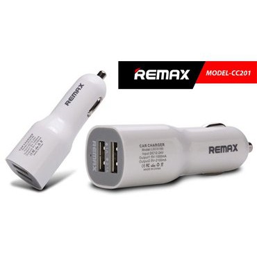 Củ sạc ô tô 2 cổng USB 2.1A Remax Jian CC-201