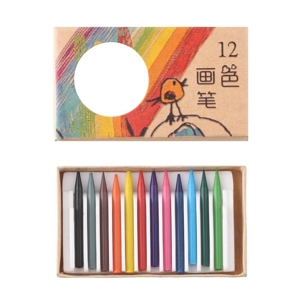 1 Bộ Bút Chì Màu Mini Trang Trí Nhà Búp Bê