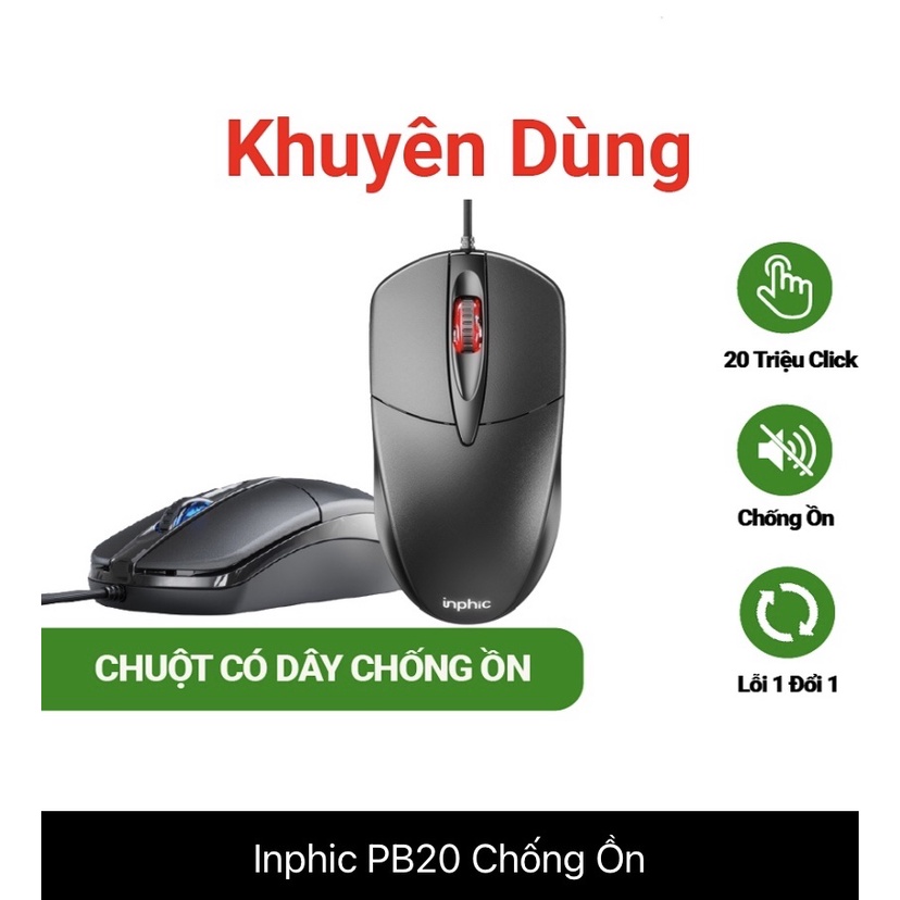 Chuột MÁY TÍNH INPHIC BẢO HÀNH 12 THÁNG