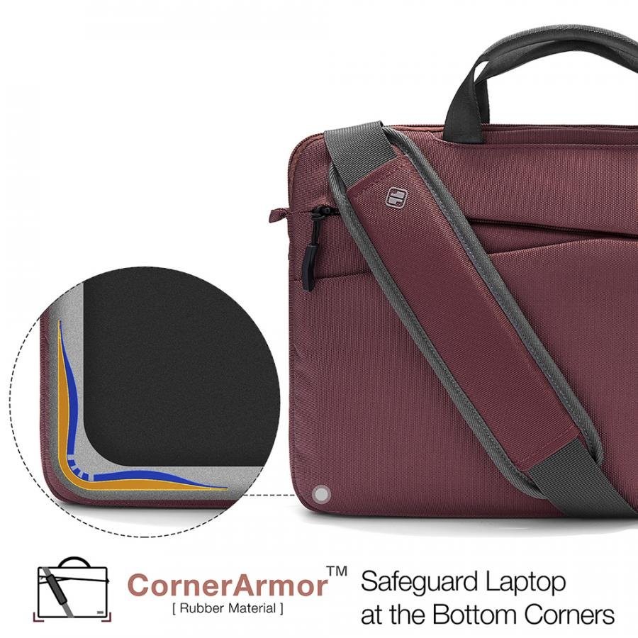 Túi Xách Tomtoc A45-C01R Messenger Bags MB Pro/Air 13'' S Dark Red Thương Hiệu Cao Cấp