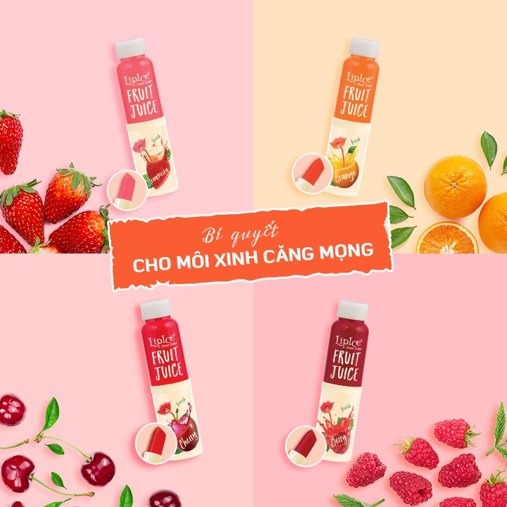 Son Dưỡng Có Màu Chiết Xuất Trái Cây LipIce Sheer Color Fruit Juice 4g