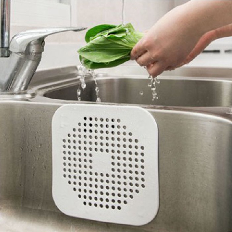 Nắp silicone lọc rác HOUSEEKER dùng cho lỗ thoát nước bồn rửa chén/phòng tắm tiện dụng