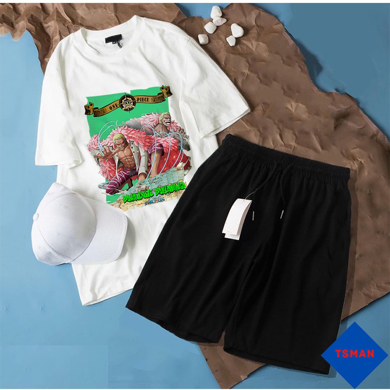 Áo thun Unisex One Piece Donquixote Doflamingo - Cotton Thun Phong Cách Cá Tính - Cực Chất Và Đẹp