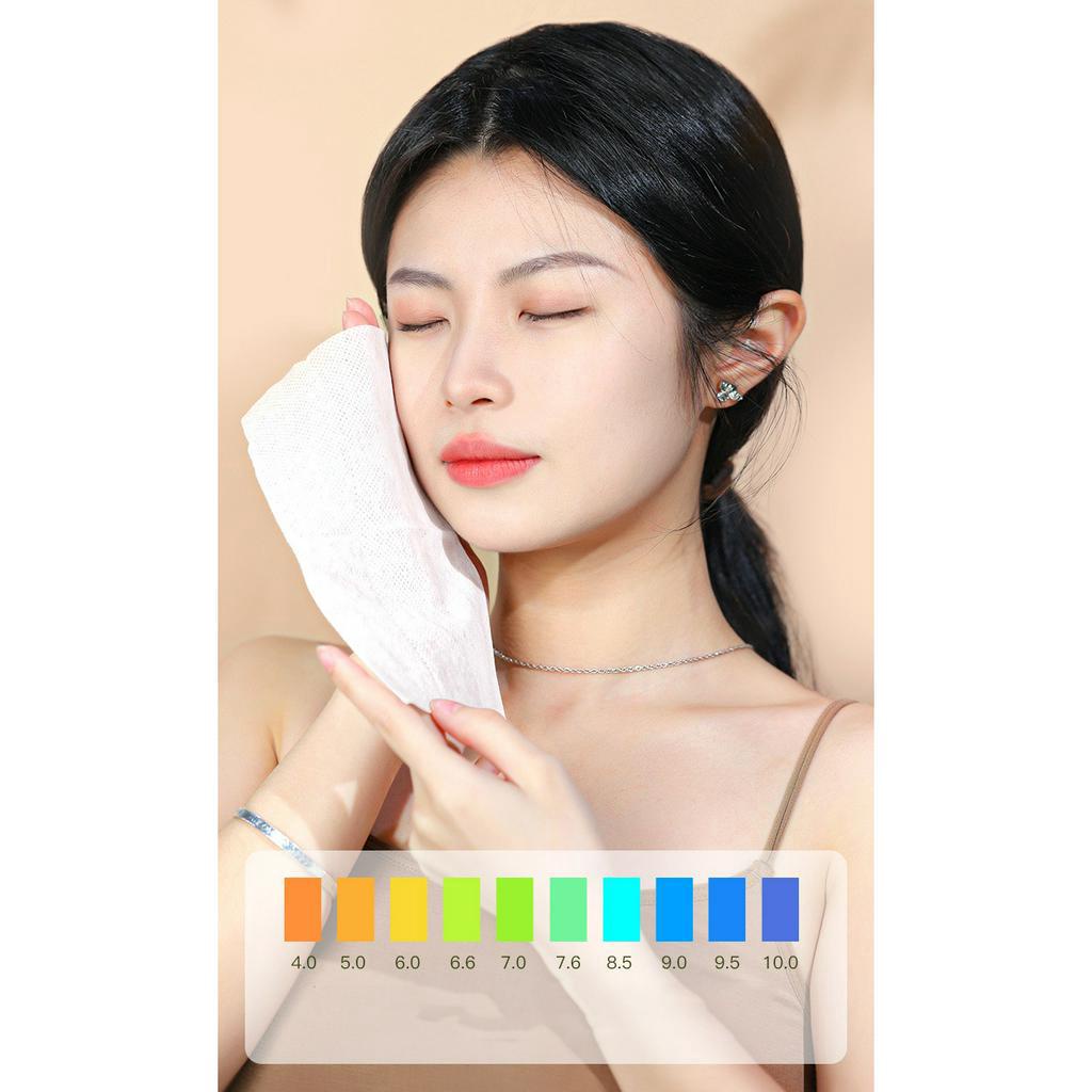Khăn tẩy trang tiện lợi Gecomo Wipes dịu nhẹ không gây kích ứng da mặt 25 tờ