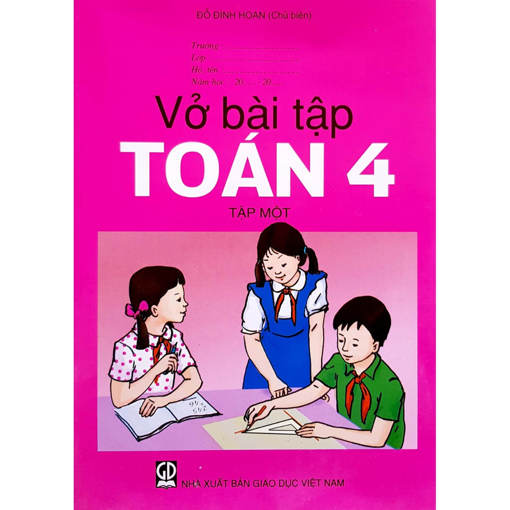 Sách - Vở bài tập Toán 4 tập một