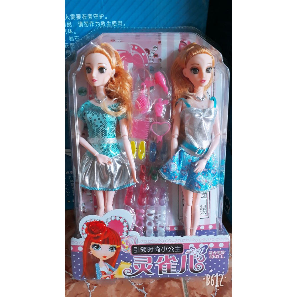 Búp bê barbie có khớp + phụ kiện