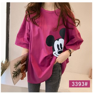 Áo thun Mickey Disney tay lỡ 🚫🚫FREESHIP🚫🚫 dáng rộng Họa tiết Mickey hot hit - Style Hàn Quốc