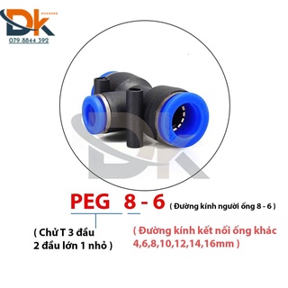 Ngã ba 2 đầu lớn 1 đầu nhỏ  - Tê giảm PEG