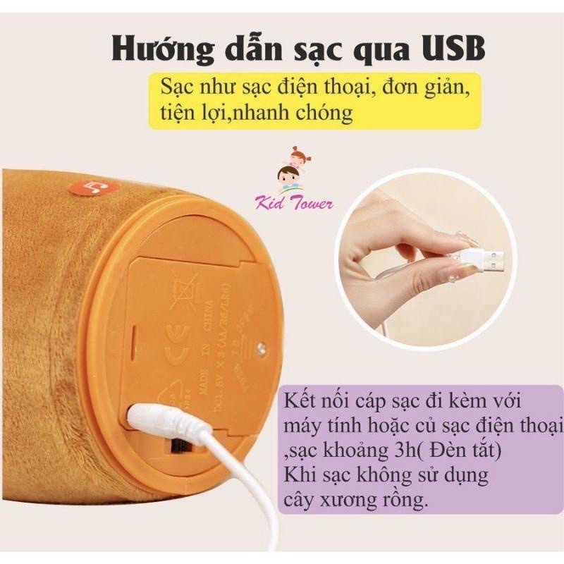 Cây xương rồng nhảy múa, nhại tiếng dùng pin sạc