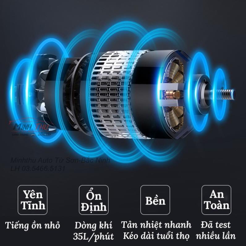 Máy hút bụi cầm tay có dây điện áp 12V cho ô tô - Vacuum có dây