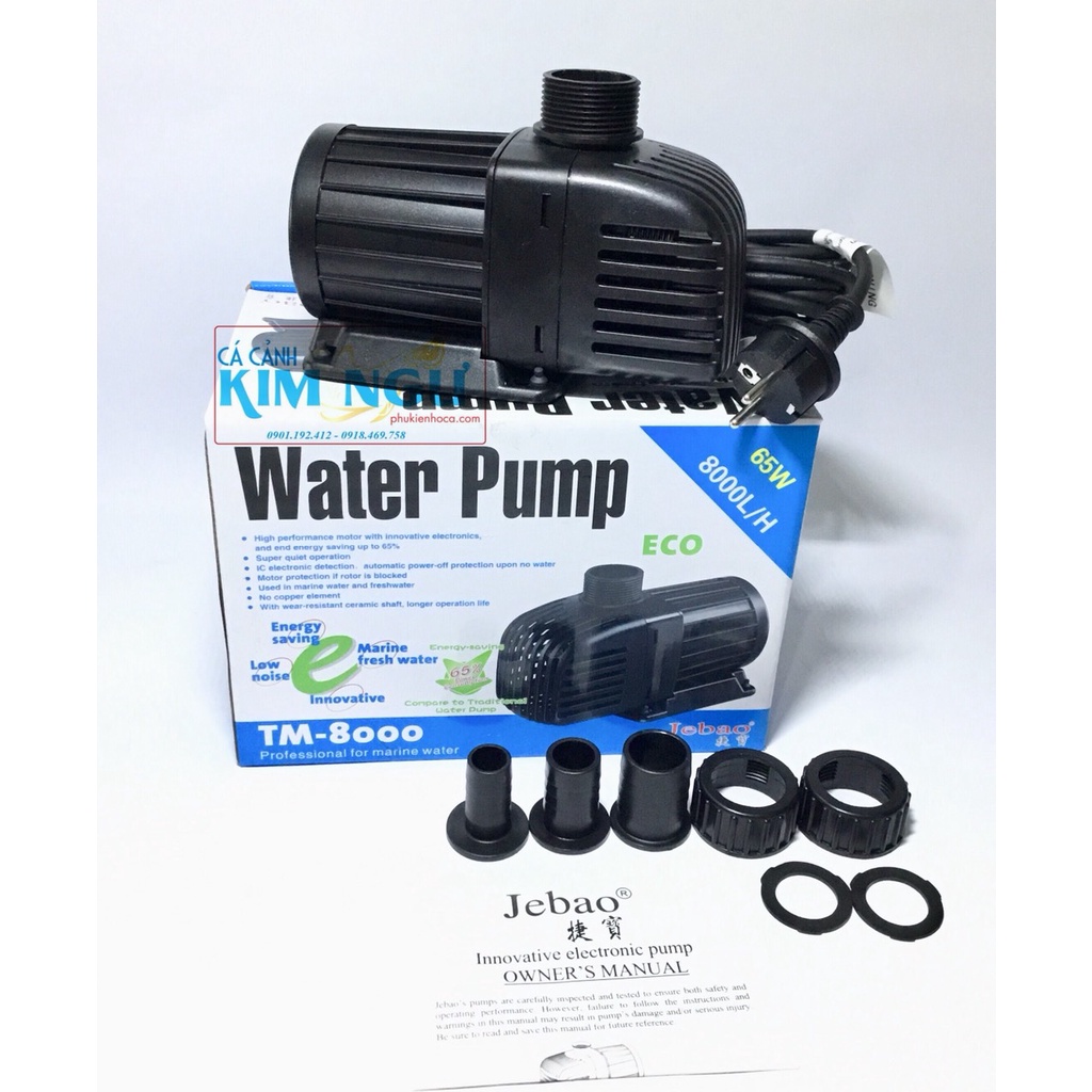 Bơm Nước Hồ Cá JEBAO TM 10000 - TM 8000  - TM 6500 - TM 5000 - TM10000 TM8000 TM6500 TM5000