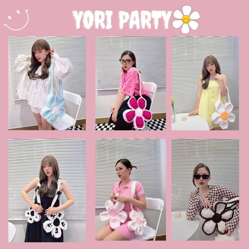Túi Hoa Cúc CÓ SẴN Đủ Màu Sắc Size Lớn Và Mini Đáng Yêu Quà Tặng Sinh Nhật - Yori Party
