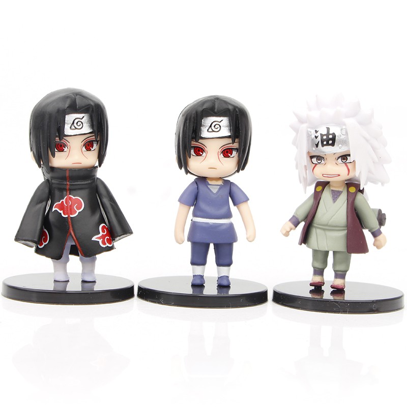 Combo 24 Mô Hình Nhân Vật Naruto Đầu To Chibi Dễ Thương