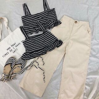CROPTOP SỌC BÈO