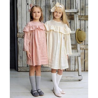 Vải linen hồng đất