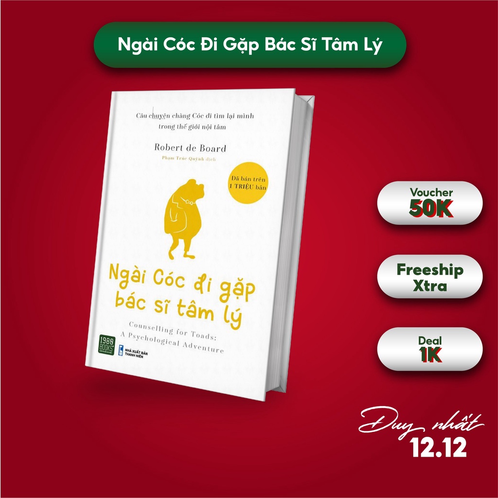 [Mã LIFEMALL995 giảm 10% đơn 99K] Sách - Ngài Cóc Đi Gặp Bác Sĩ Tâm Lý (Bìa Cứng)