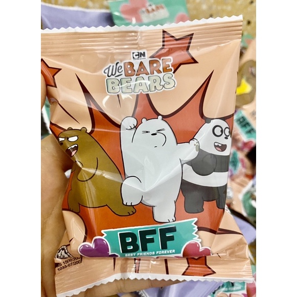 Kẹo nhẫn hình gấu hoặc trái tim BFF pop Thái Lan