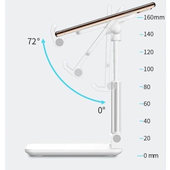 Giá đỡ điện thoại để bàn - Gấp gọn đa năng - Để điện thoại, máy tính bảng