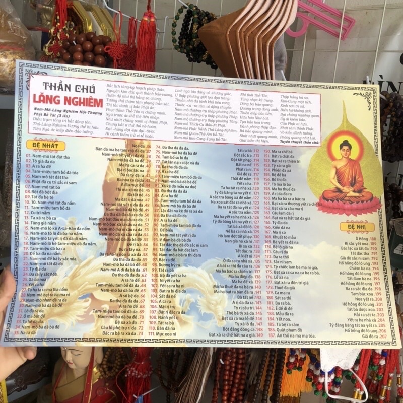 Tờ thần chú lăng nghiêm