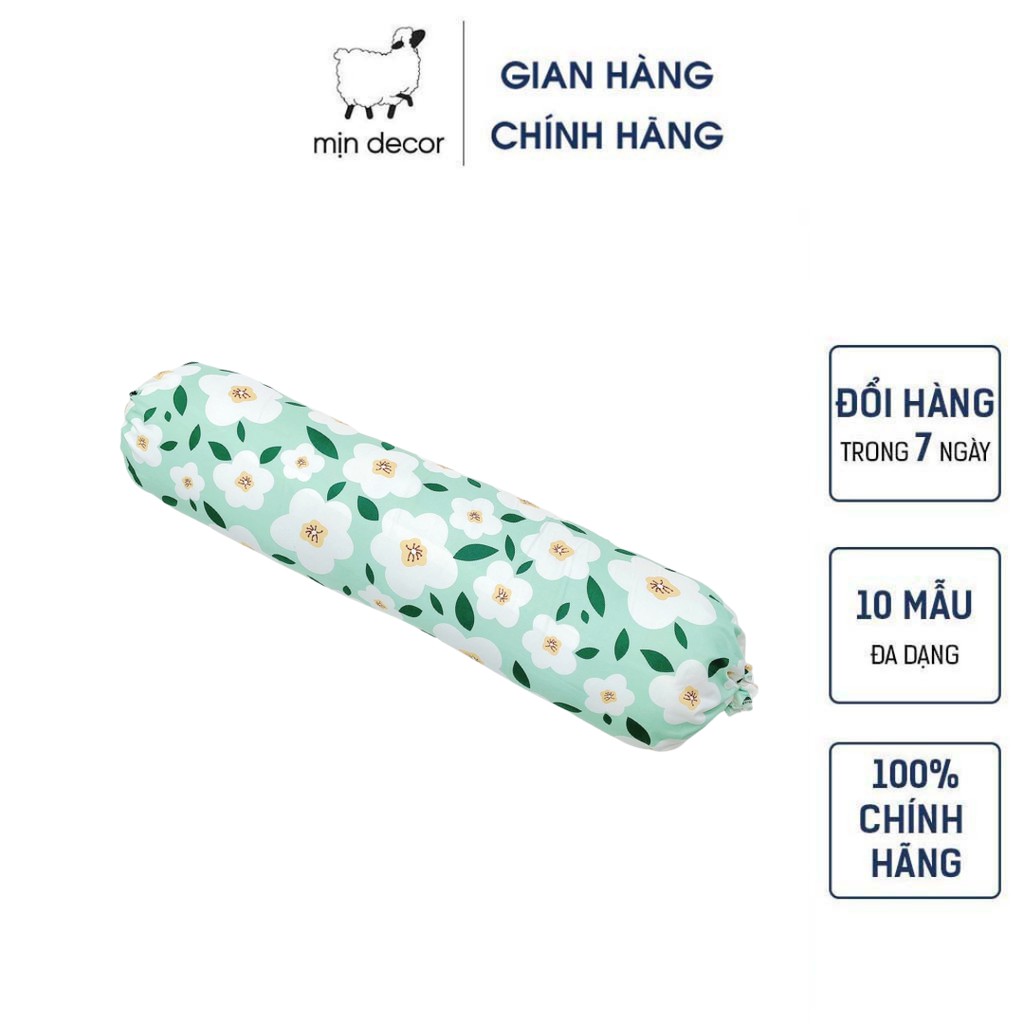 Vỏ gối ôm cotton 3D Mịn Decor rút dây mềm mại mẫu mã đa dạng