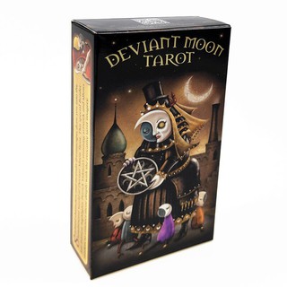 Bộ bài Deviant Moon Tarot Full English card 78 lá bài chiêm tinh dự đoán tarot oracle thanh tẩy witch shadow