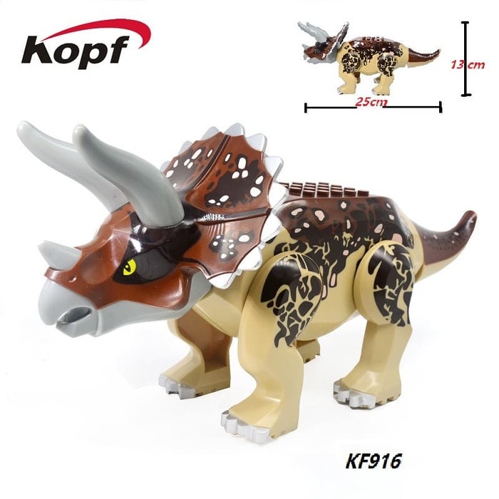 !! Mô hình đồ chơi khủng long KF916 JURASSIC không MINIFIGURE BRICK LEGO