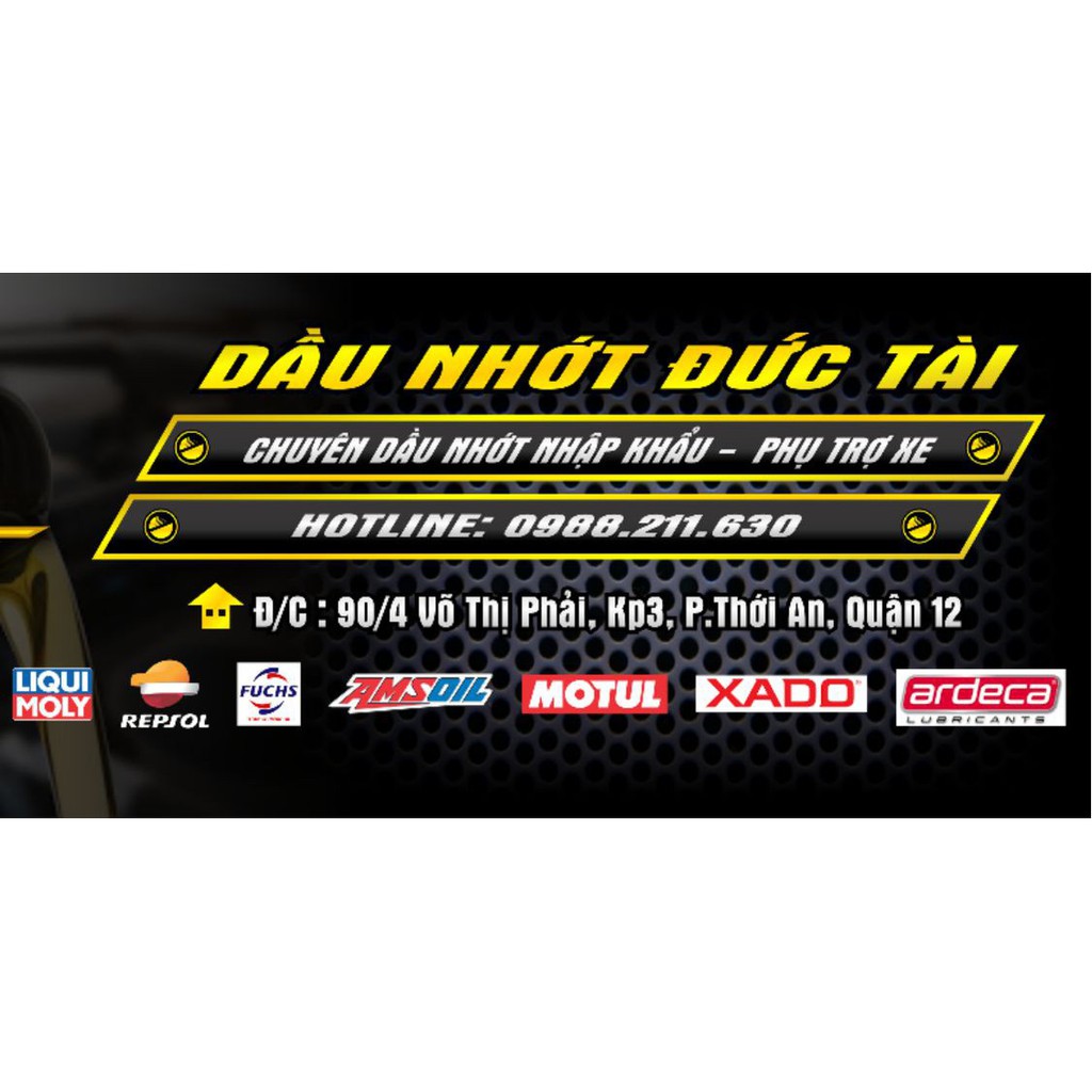 COMBO Nhớt Tay Ga Cao Cấp Liqui Moly 10W40 Scooter Race 1L