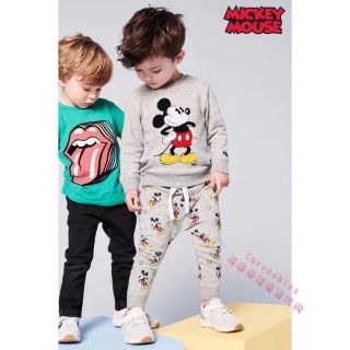 Bộ Bé Trai Zara Mickey Mouse Grey
