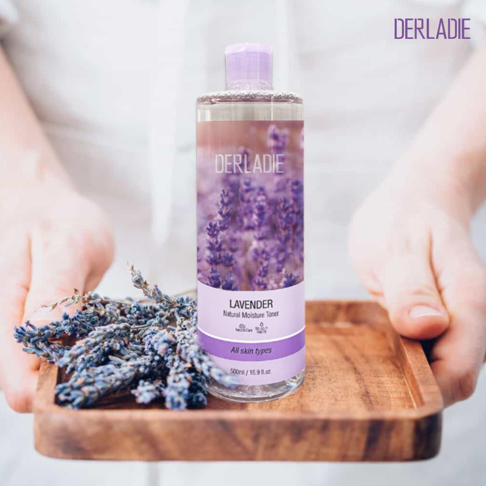 Nước Hoa Hồng Kiềm Dầu Derladie Lavender Natural Moisture Toner 500ml