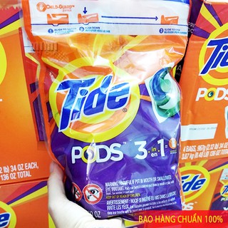 [Loại 42 Viên] Viên Giặt Tide Pods 3 In 1 loại 42 viên - MẪU MỚI