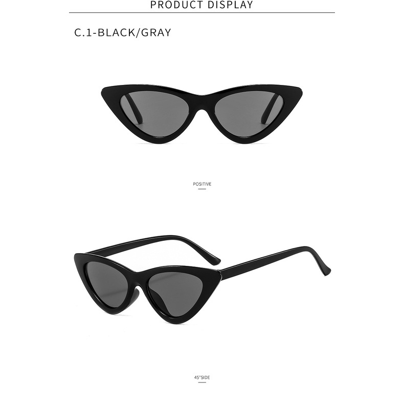 Kính Mát Thời Trang Hình Mắt Mèo Phong Cách Hip hop Âu Mỹ Cổ Điển Cho Nữ