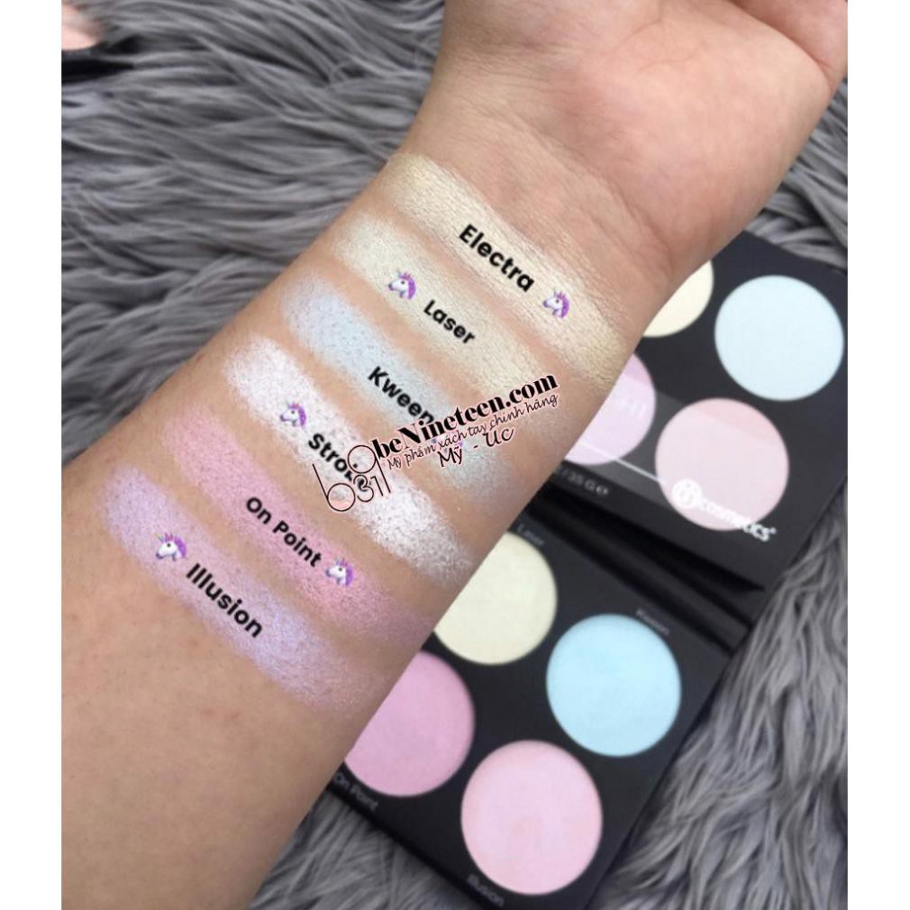 Bảng Phấn Bắt Sáng 6 ô BH Cosmetics Blacklight Highlight 6 Color Palette 43g | BigBuy360 - bigbuy360.vn