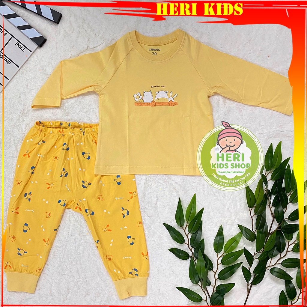 Bộ dài tay thu đông hoạ tiết CHANGG