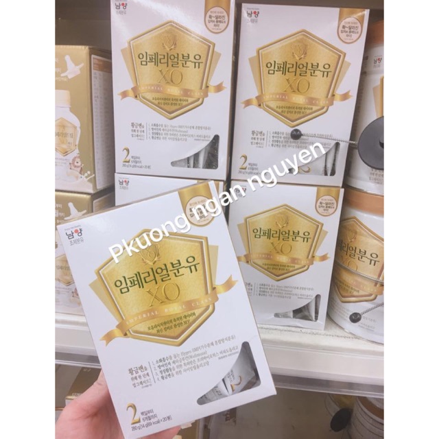 Sữa XO hộp giấy 20 gói cho bé dùng thử