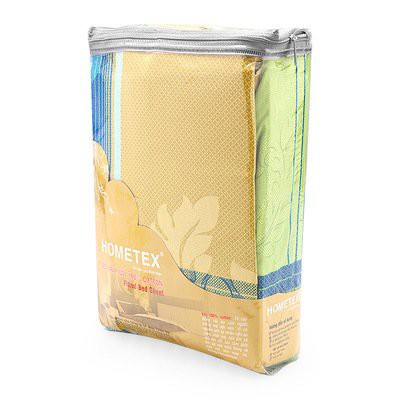 Bộ Ga Gối Cotton Hometex 180x200x25cm - Bộ Drap Gối Hometex - Sản Phẩm Của CTY May Thiên Hà